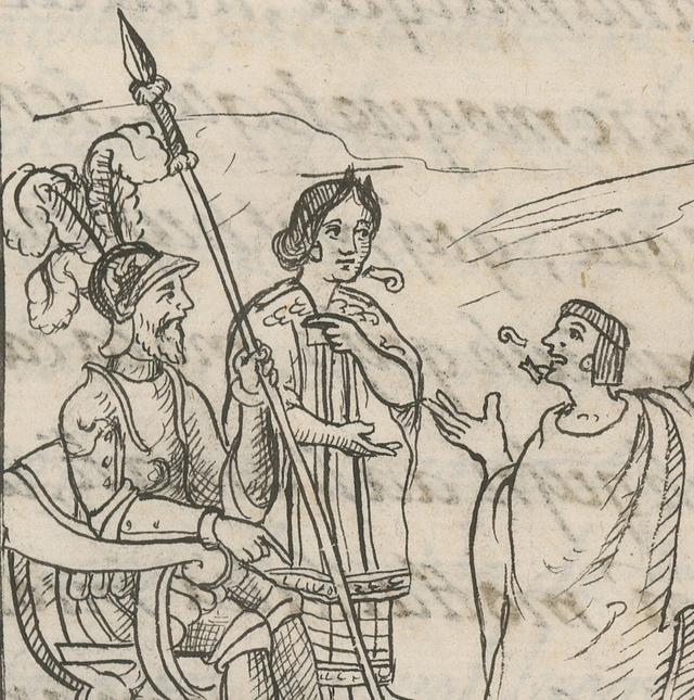 Illustration of Hernan Cortes